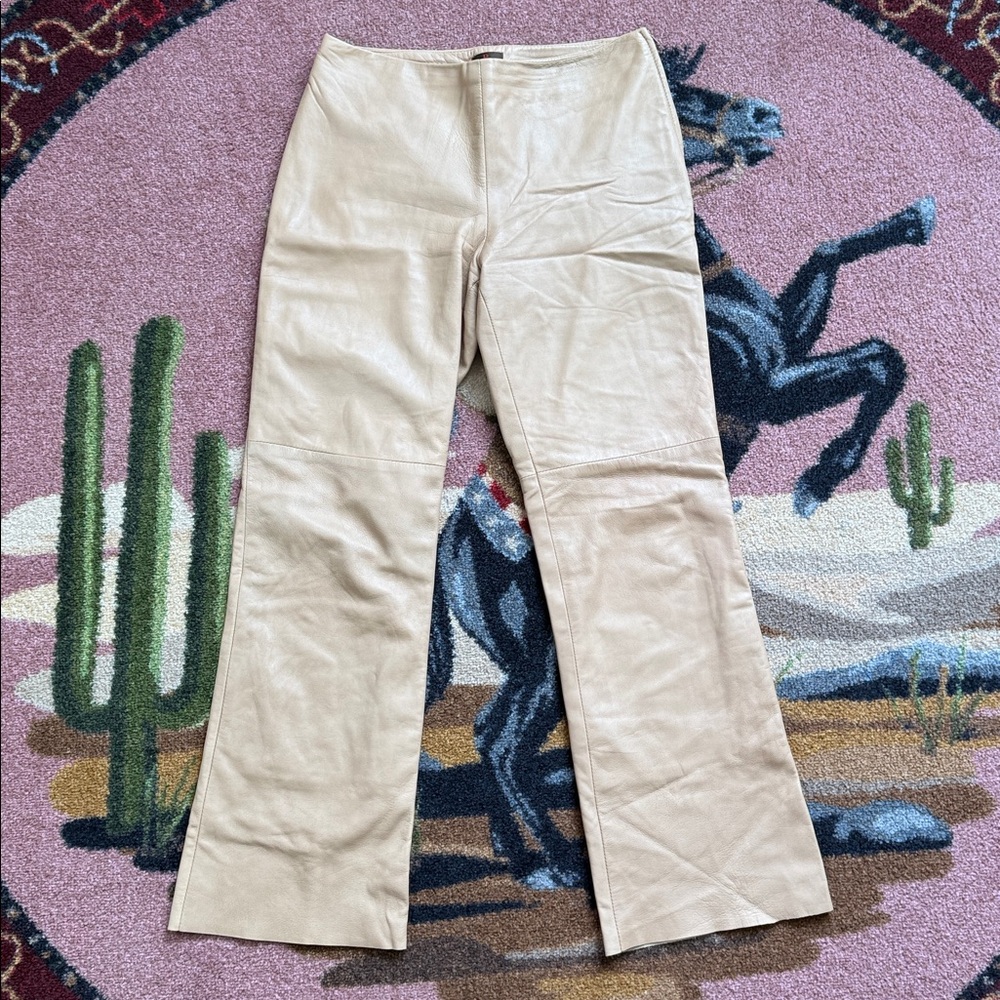 VINTAGE LEATHER PANTS DANIER SIZE 4